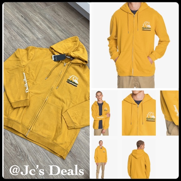 🌵 QUIKSILVER SWEET AS SLAB ZIPUP HOODIE FOR MEN 🌵 - Picture 3 of 9